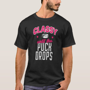 Camiseta Chica De Hockey Sobre Hielo Clásico Hasta La Caída
