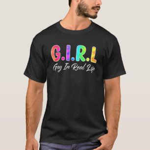 Camiseta Chica De Hombres - Gay In Real Life Design Para Lg