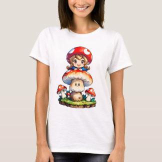 Camiseta Chica de hongos