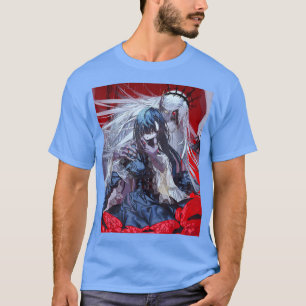 Camiseta Chica de horror de Anime Waifu Aesthetic Japonés O