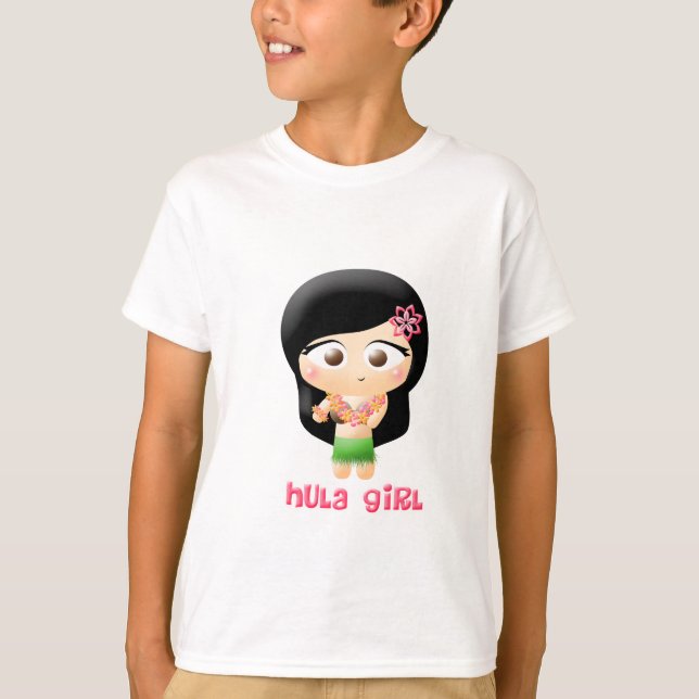 Camiseta Chica de Hula (Anverso)