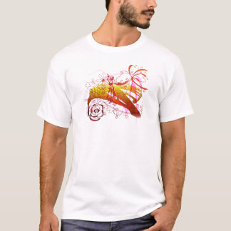 Camiseta chica de hula - flores