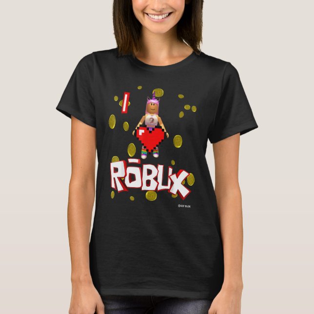 Camiseta Chica de I Heart Robux (Anverso)