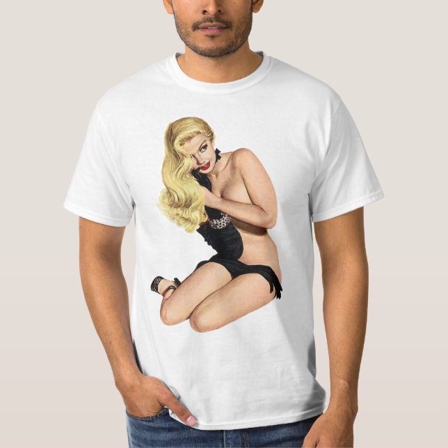 Camiseta Chica de insinuación atractivo (Anverso)