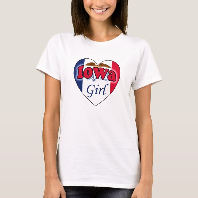 Camiseta Chica de Iowa (Anverso)