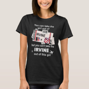 Camiseta Chica de Irvine Tarjeta de embarque Boleto de vu