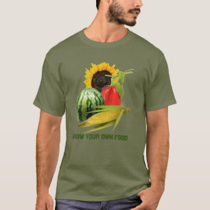 Camiseta Chica de Jardín Cultiva Alimentos / Verduras Fruta