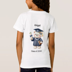 Camiseta Chica de jardín de infancia Graduado Nombre Cute T