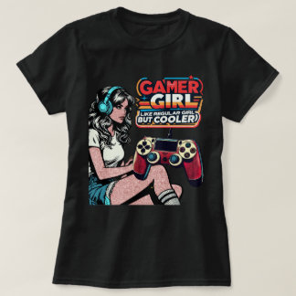 Camiseta Chica De Juego Como Chica Regular Pero Frío