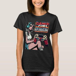 Camiseta Chica De Juego Como Chica Regular Pero Frío