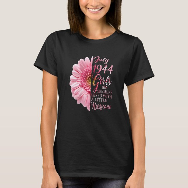 Camiseta Chica de Julio de 1944 78 años 78º cumpleaños (Anverso)