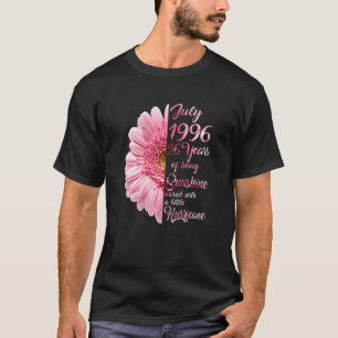 Camiseta Chica de julio de 1996 26 años 26 cumpleaños _