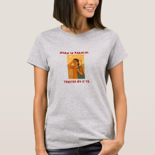 Camiseta Chica de Karachi en el calor - Graph divertidos y