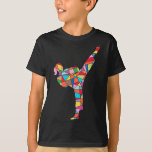 Camiseta Chica de Karate Artes Marciales Niñas Mujeres Taek