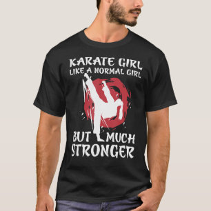 Camiseta Chica de Karate Chicas entrenadora de mujeres Kara