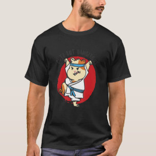 Camiseta Chica de Karate o Taekwondo Linda Pero Peligrosa H