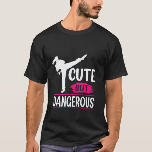 Camiseta Chica de Karate Taekwondo Karate Lindo Pero Peligr