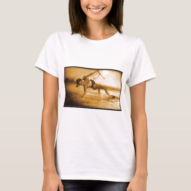 Camiseta Chica de Kiteboarding (Anverso)