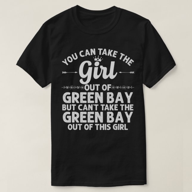 Camiseta Chica de la BAHÍA VERDE WI WISCONSIN regalo Hogar  (Diseño del anverso)