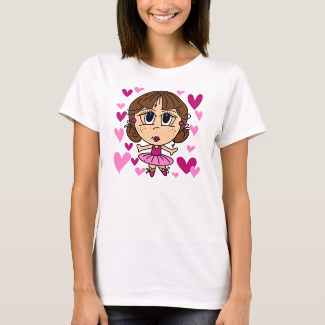 Camiseta Chica de la bailarina (Anverso)