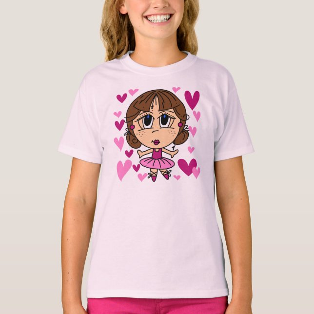 Camiseta Chica de la bailarina (Anverso)