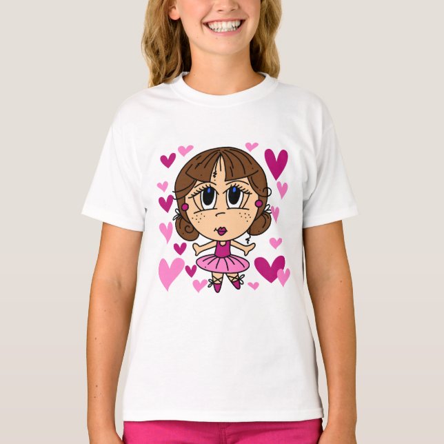 Camiseta Chica de la bailarina (Anverso)