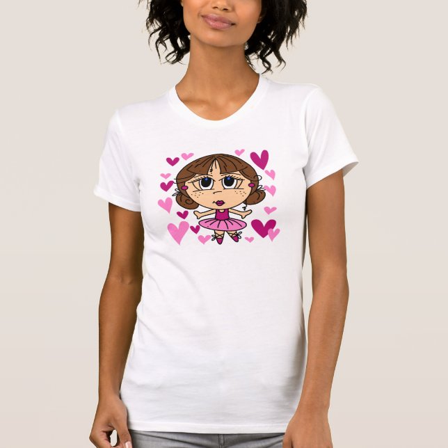 Camiseta Chica de la bailarina (Anverso)