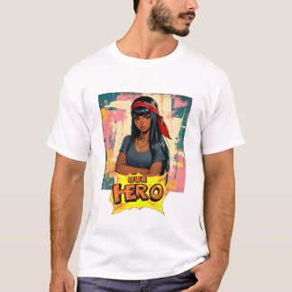 Camiseta Chica de la Bandana Roja Concierto de Música Nuest