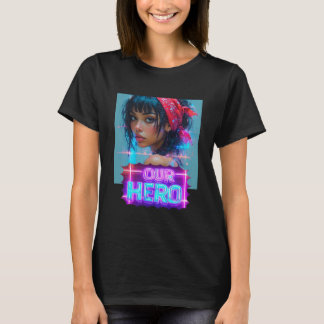 Camiseta Chica de la Bandana Roja Nuestra Heroína Concierto