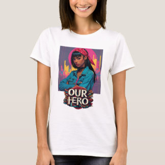 Camiseta Chica de la Bandana Roja Nuestra Heroína Concierto