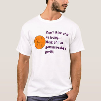 Camiseta Chica de la bola de la cesta