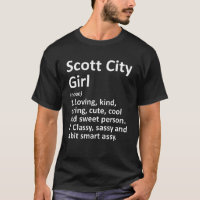 Chica de la ciudad de SCOTT KS KANSAS Funny Home R