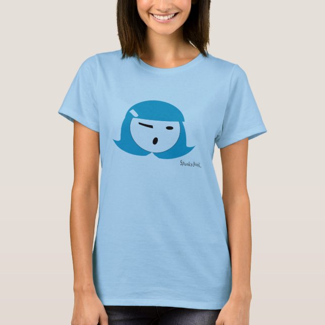 Camiseta Chica de la empanada de Cutie (aguamarina) (Anverso)
