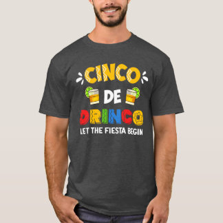 Camiseta Chica de la fiesta de Meican Drink Drink Cinco de