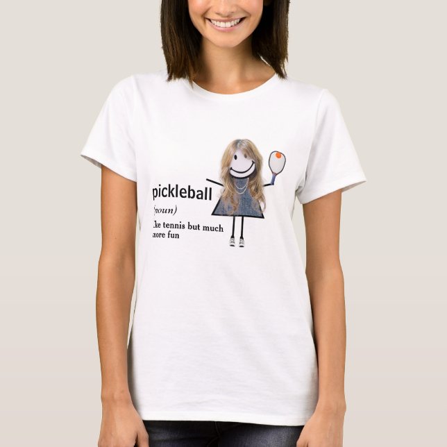 Camiseta Chica de la figura del palo (Anverso)