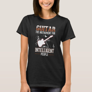 Camiseta Chica de la guitarra guitarra eléctrica guitarra a