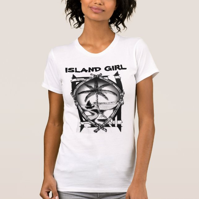 CAMISETA CHICA DE LA ISLA (Anverso)