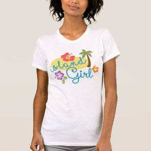 Camiseta Chica de la isla - Aparato femenino estadounidense