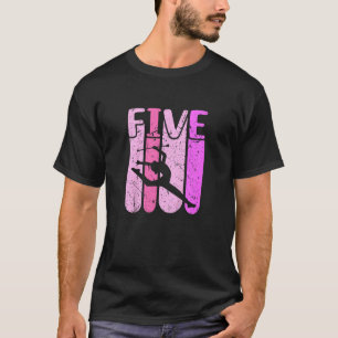 Camiseta Chica de la Majorette para niños 5 cumpleaños