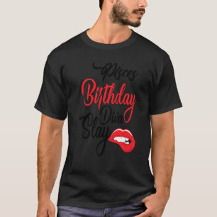 Camiseta Chica de la Marcha de la Reina Pisces Febrero Cump