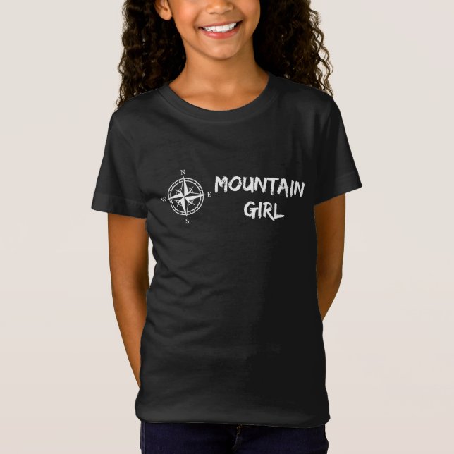 Camiseta Chica de la montaña (Anverso)