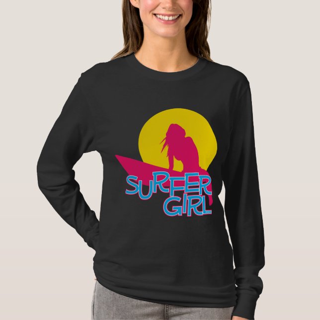 Camiseta Chica de la persona que practica surf (Anverso)