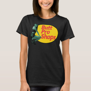 Camiseta Chica de la Pesca Cuidada de la Tirada Butt Pro Sh