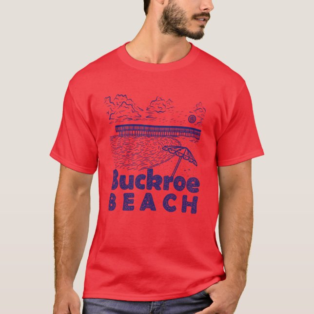Camiseta Chica de la playa Buckroe (Anverso)