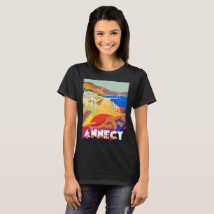 Camiseta Chica de la playa de Annecy
