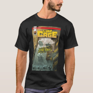 Camiseta Chica de la portada del cómic de Marvel Luke Cage