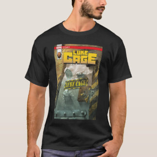 Camiseta Chica de la portada del cómic de Marvel Luke Cage 