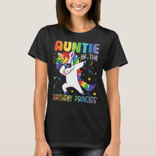 Camiseta Chica de la princesa de cumpleaños Dabbing Uni