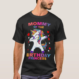 Camiseta Chica de la princesa de cumpleaños Unicorn