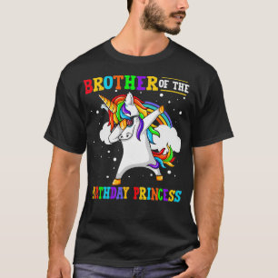Camiseta Chica de la Princesa de Cumpleaños Unicornio